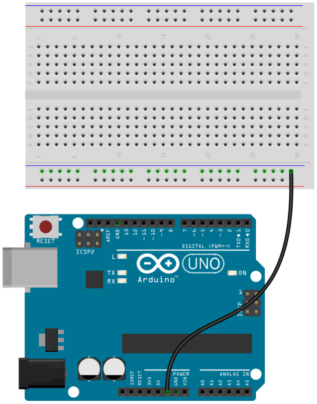 Arduino Taster Schaltplan 1