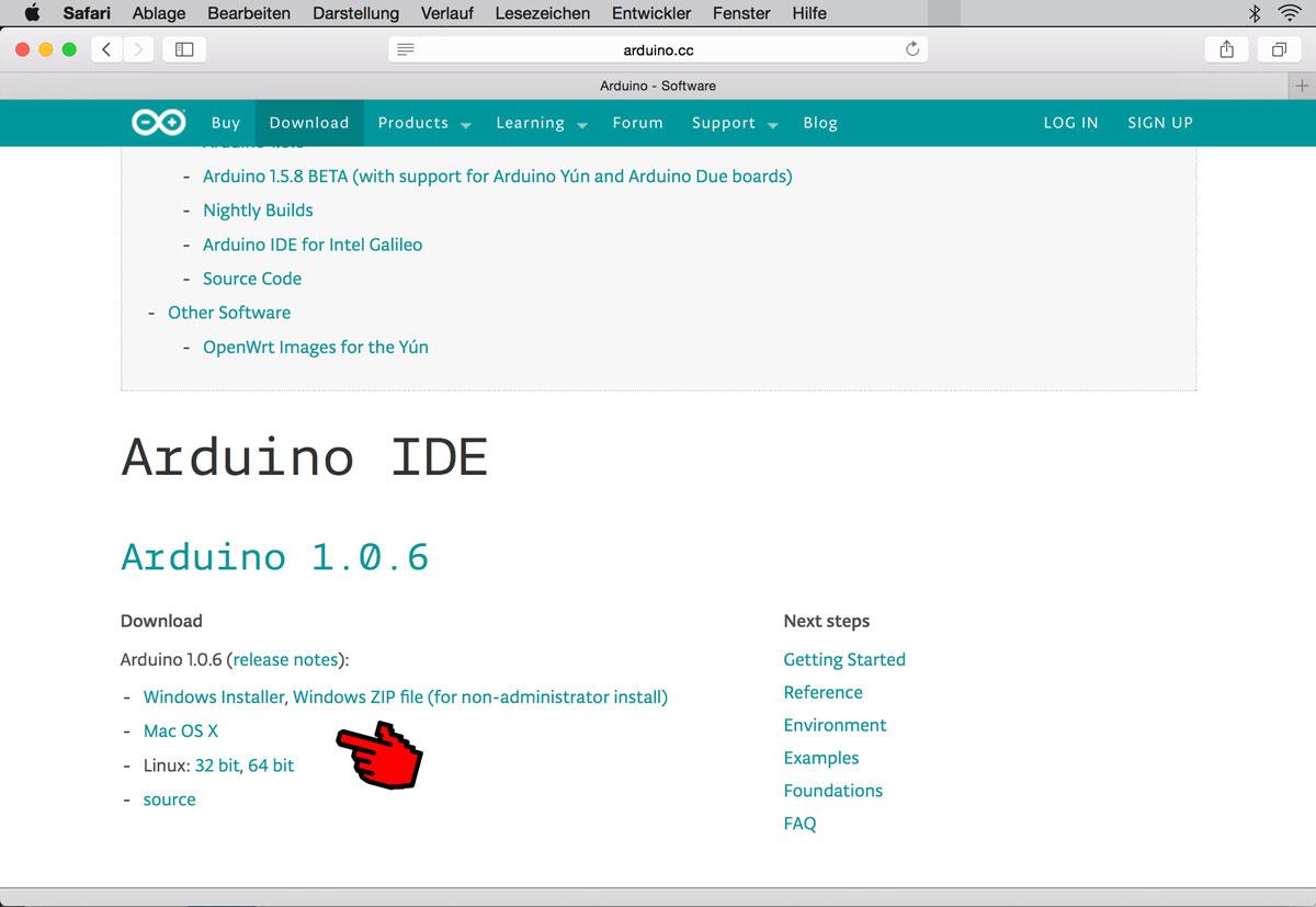 Arduino Website